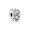 Pandora Flower Burst Silver Clip Charm-PANDORA 790533 Jewelry