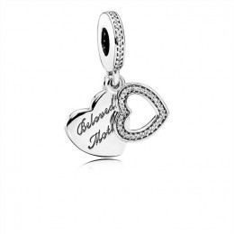 Pandora Beloved Mother Dangle Charm-Clear Jewelry 791883CZ