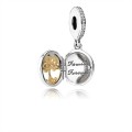 Pandora Family Roots Dangle Charm-Clear Jewelry 791988CZ