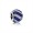 Pandora Adornment Charm-Transparent Royal-Blue Enamel & Clear Jewelry