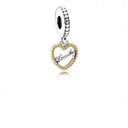 Pandora Family Script Dangle Charm 792011 Jewelry