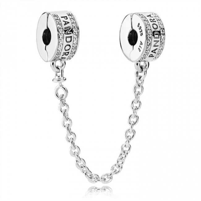 Pandora Jewelry Logo Safety Chain 792057CZ Jewelry