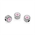 Pandora Magnolia Bloom Charm-Pale Cerise Enamel & Pink Jewelry 792085PCZ