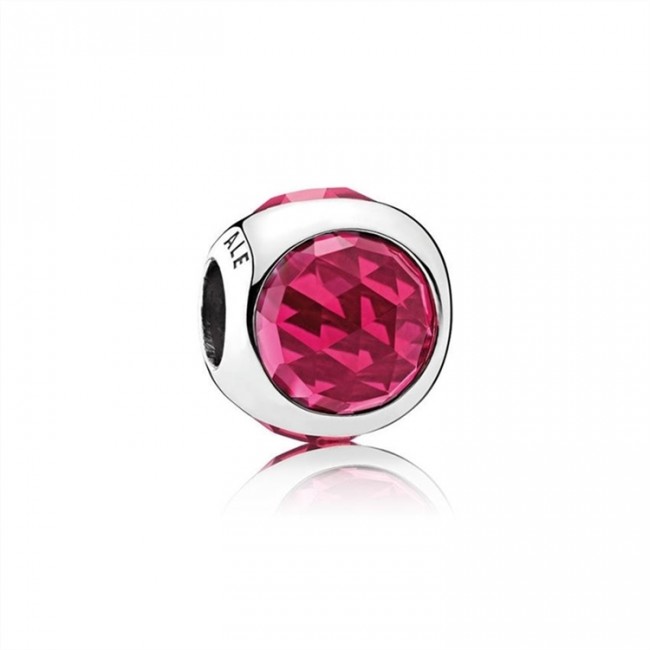 Pandora Radiant Droplet Charm-Cerise Crystals 792095NCC Jewelry