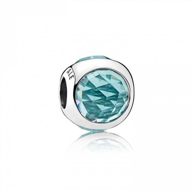 Pandora Radiant Droplet Charm-Icy Green Crystals 792095NIC Jewelry