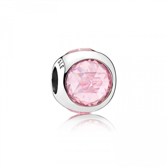 Pandora Radiant Droplet Charm-Pink Jewelry 792095PCZ