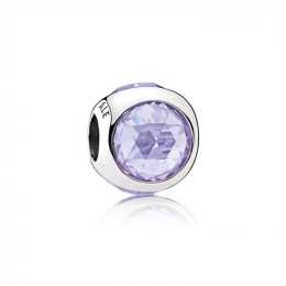 Pandora Radiant Droplet Charm-Lavender Jewelry 792095lcz