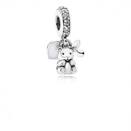 Pandora Baby Treasures Dangle Charm-Clear Jewelry 792100CZ