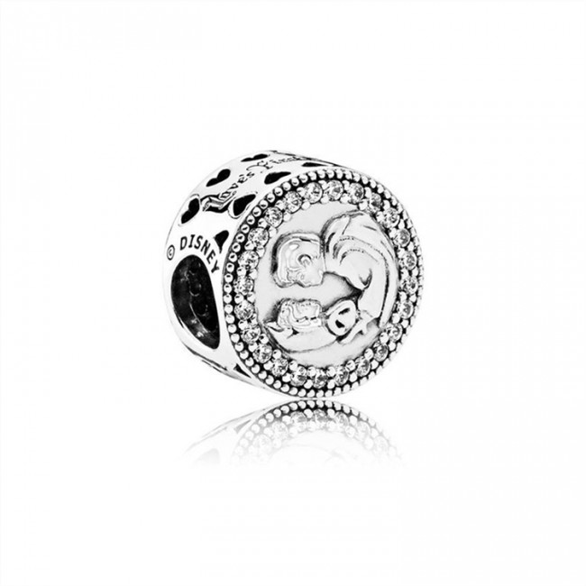 Pandora Disney-Snow White 80th Anniversary Charm-Clear Jewelry 792142CZ