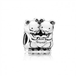 Pandora Teddies Best Friends Charm 792151 Jewelry