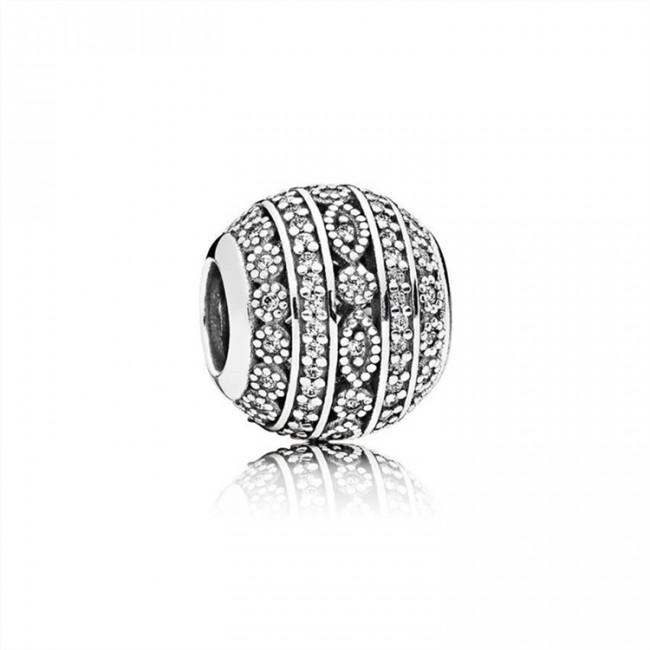 Pandora Glittering Shapes Charm-Clear Jewelry 796243CZ