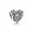 Pandora Blooming Heart Charm-Clear Jewelry 796264CZ
