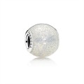 Pandora Glitter Ball Charm-Silvery Glitter Enamel 796327EN144 Jewelry