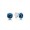 Pandora December Droplets Stud Earrings-London Blue Crystal 290738NLB