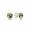 Pandora August Droplets Stud Earrings-Peridot 290738PE