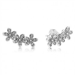 Pandora Dazzling Daisies Stud Earrings-Clear Jewelry 290744CZ