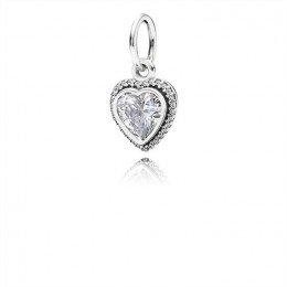 Pandora Sparkling Love Pendant-Clear Jewelry 390366CZ