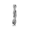 Pandora Twist Of Fate Stackable Ring-Clear Jewelry 190892CZ
