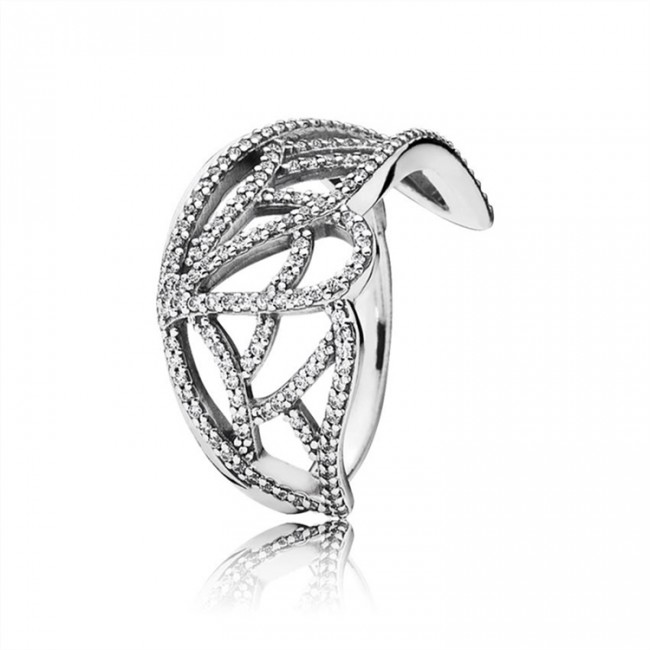Pandora New Beginning Butterfly Ring-Clear Jewelry 190937CZ