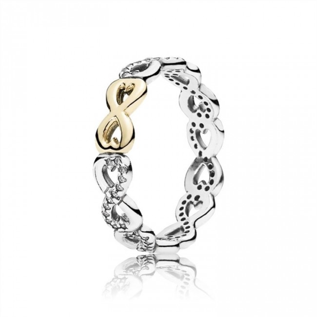 Pandora Infinite Love Stackable Ring-Clear Jewelry 190948CZ