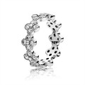 Pandora Oriental Blossom Ring-Clear Jewelry 191000CZ