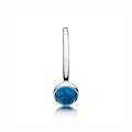 Pandora December Droplet Ring-London Blue Crystal 191012NLB Jewelry