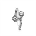 Pandora Abstract Elegance Ring-Clear Jewelry 191031CZ
